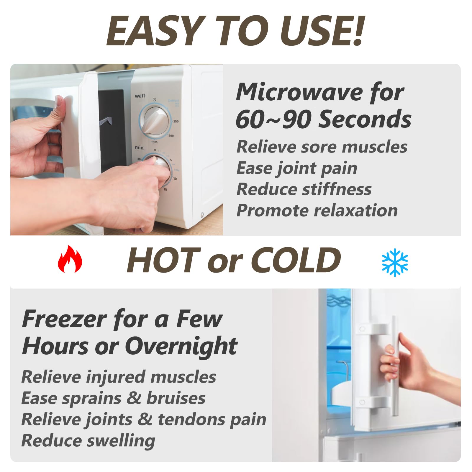 RelaxCoo heating pad demonstrating flexible body contouring
