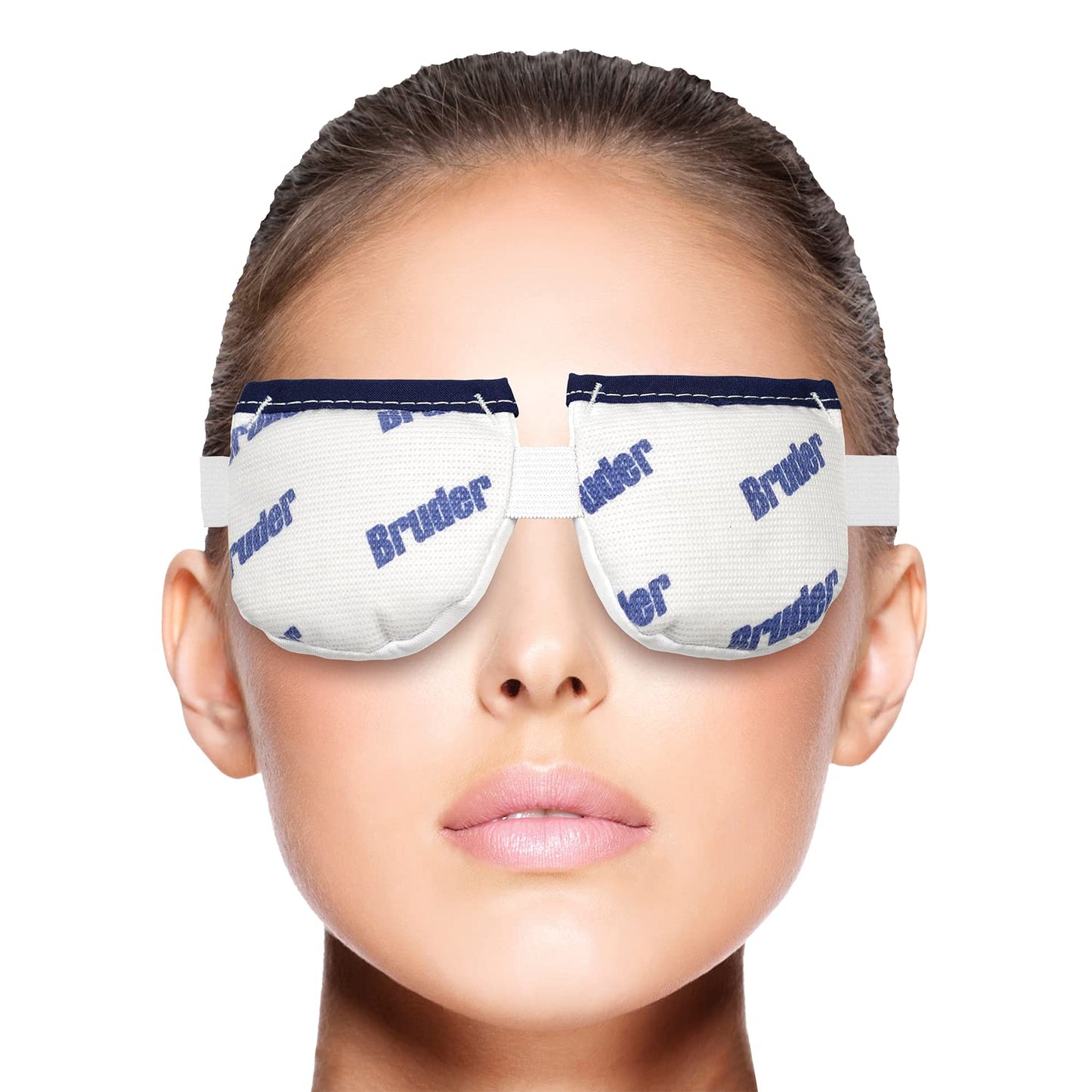 Bruder Moist Heat Eye Compress being used to treat styes