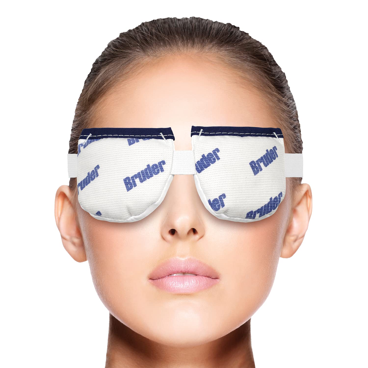 Bruder Moist Heat Eye Compress being used to treat styes