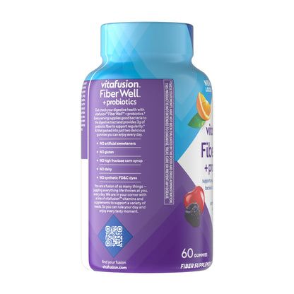 Two fruit flavored chewable digestive supplements showing Cherry Berry Citrus Rush color and texture