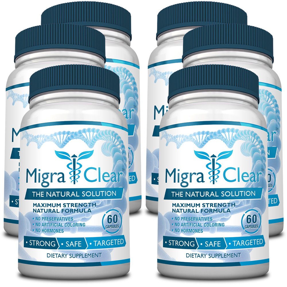 Close up of MigraClear natural supplement ingredients