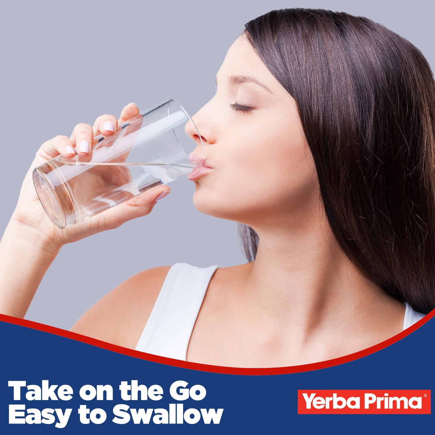 Yerba Prima digestive health supplement bottle showing four hundred capsule count