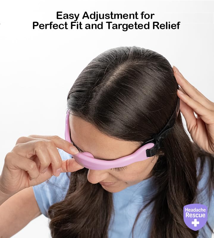 Headache Rescue holistic wellness wearable displayed on a clean background highlighting the sleek white finish.