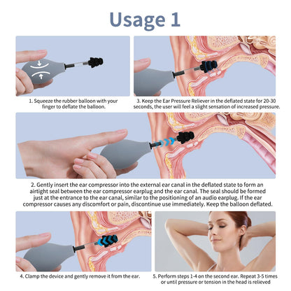Oocome Ear Pressure Relief Device in travel-friendly packaging.