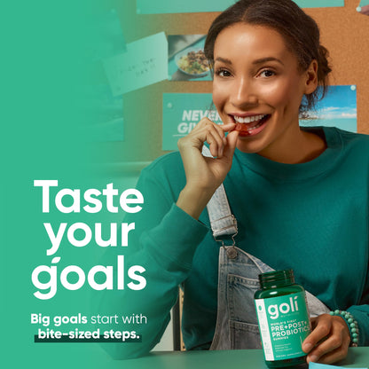Goli Nutrition vegan non GMO gluten free gut health supplement