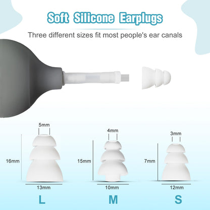 Top view of Lmrxofe migraine and headache relief suction device kit