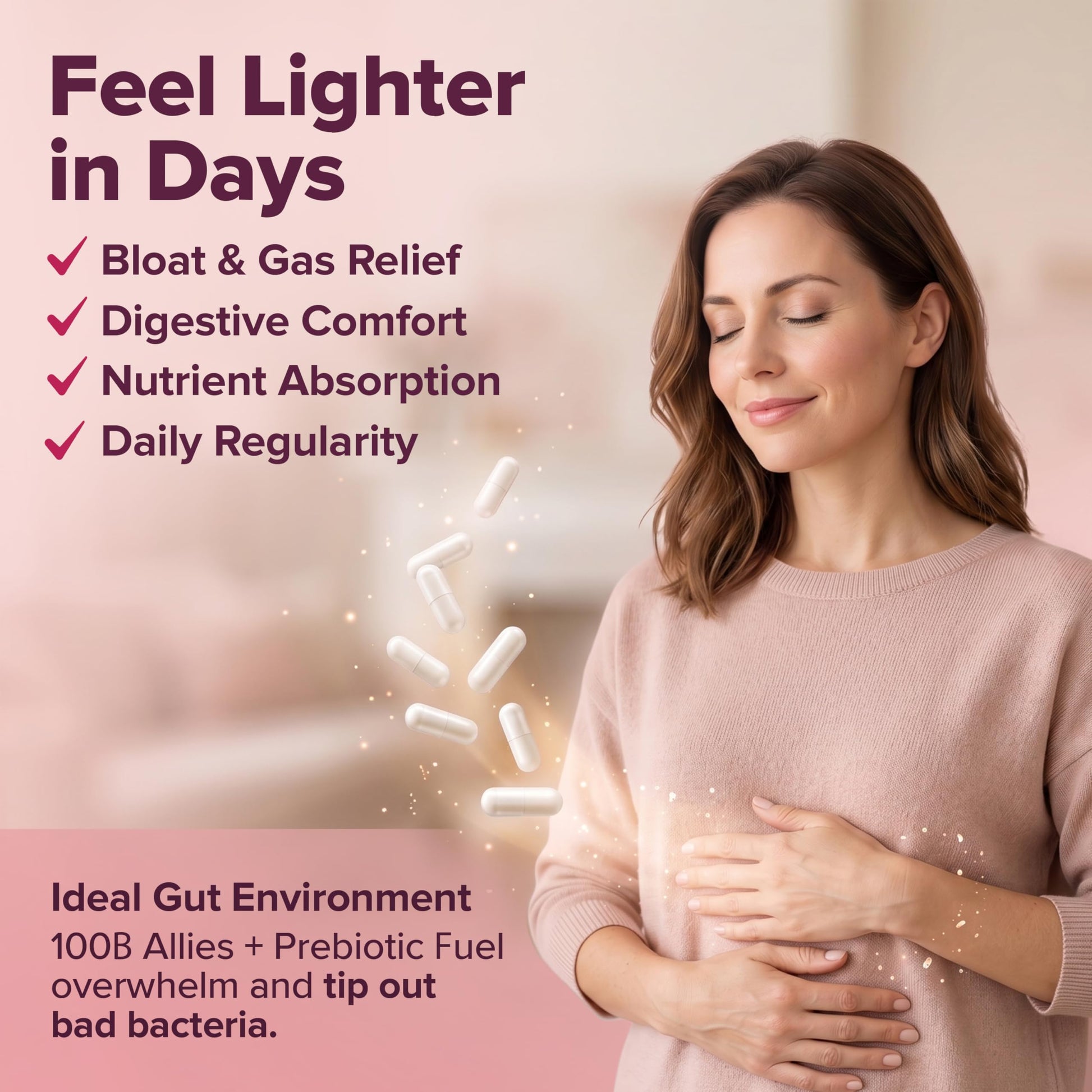 Wholesome Wellness probiotics for vaginal health and urinary tract support