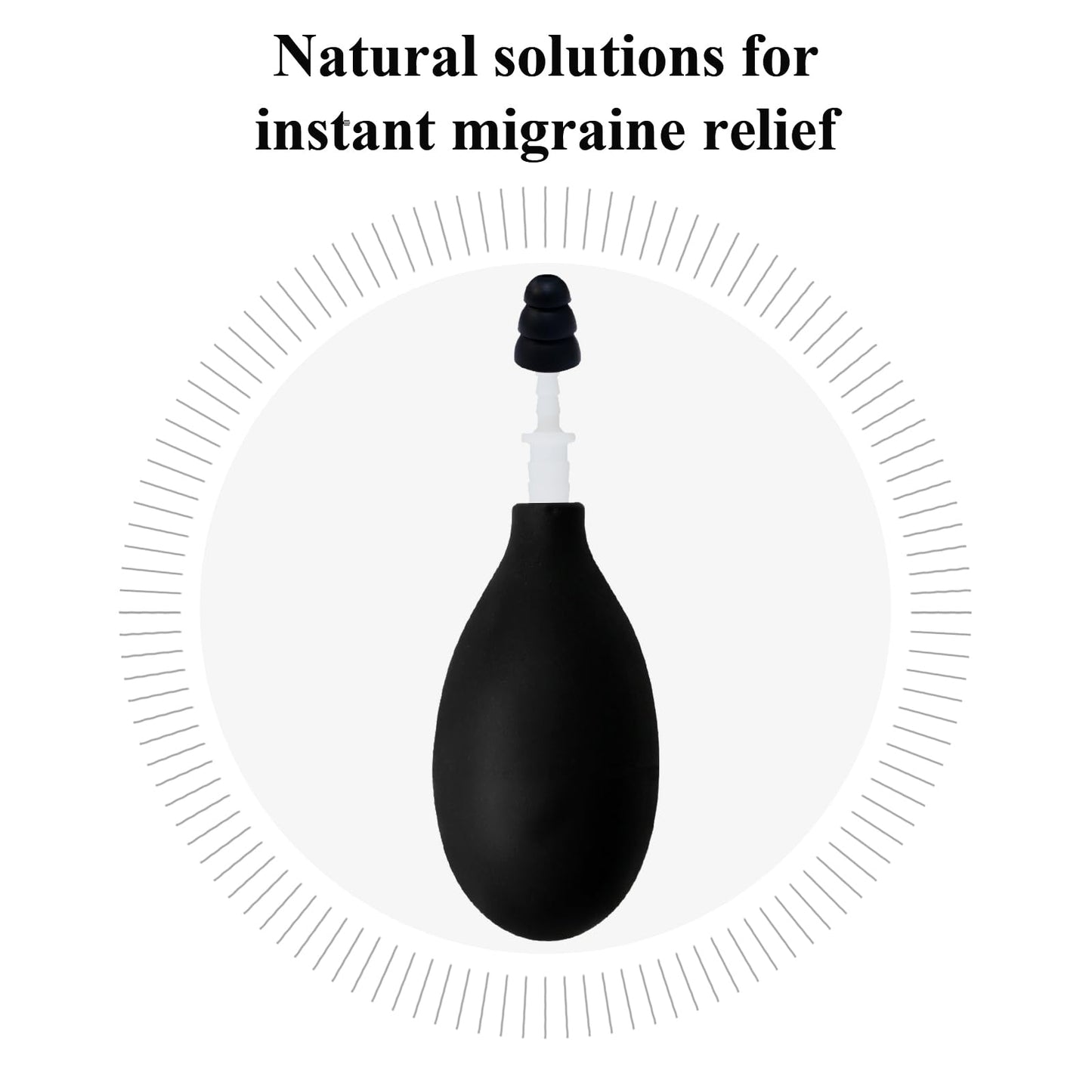Two-pack GNRBG ear pressure devices with silicone tips