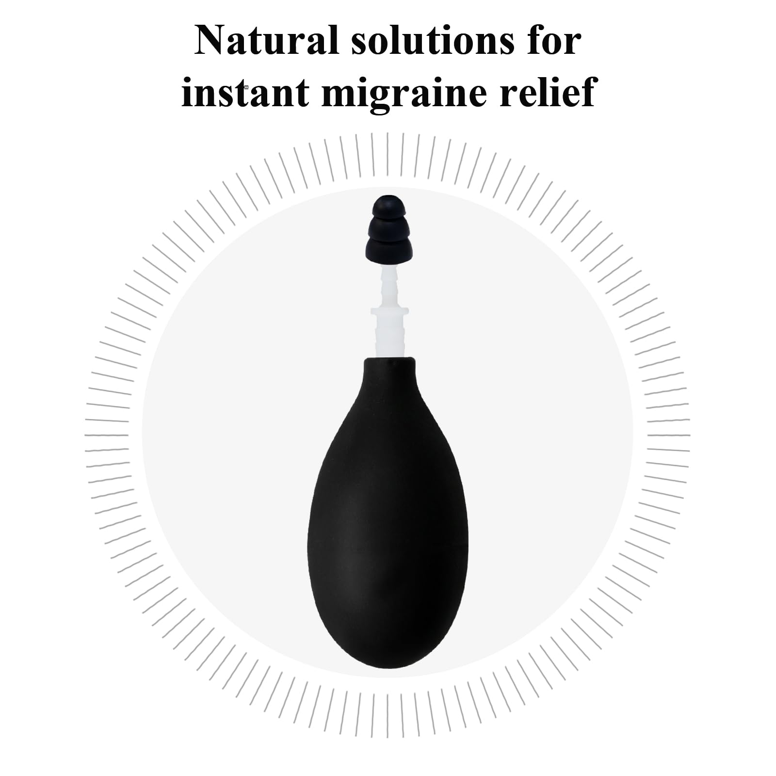 Two-pack GNRBG ear pressure devices with silicone tips