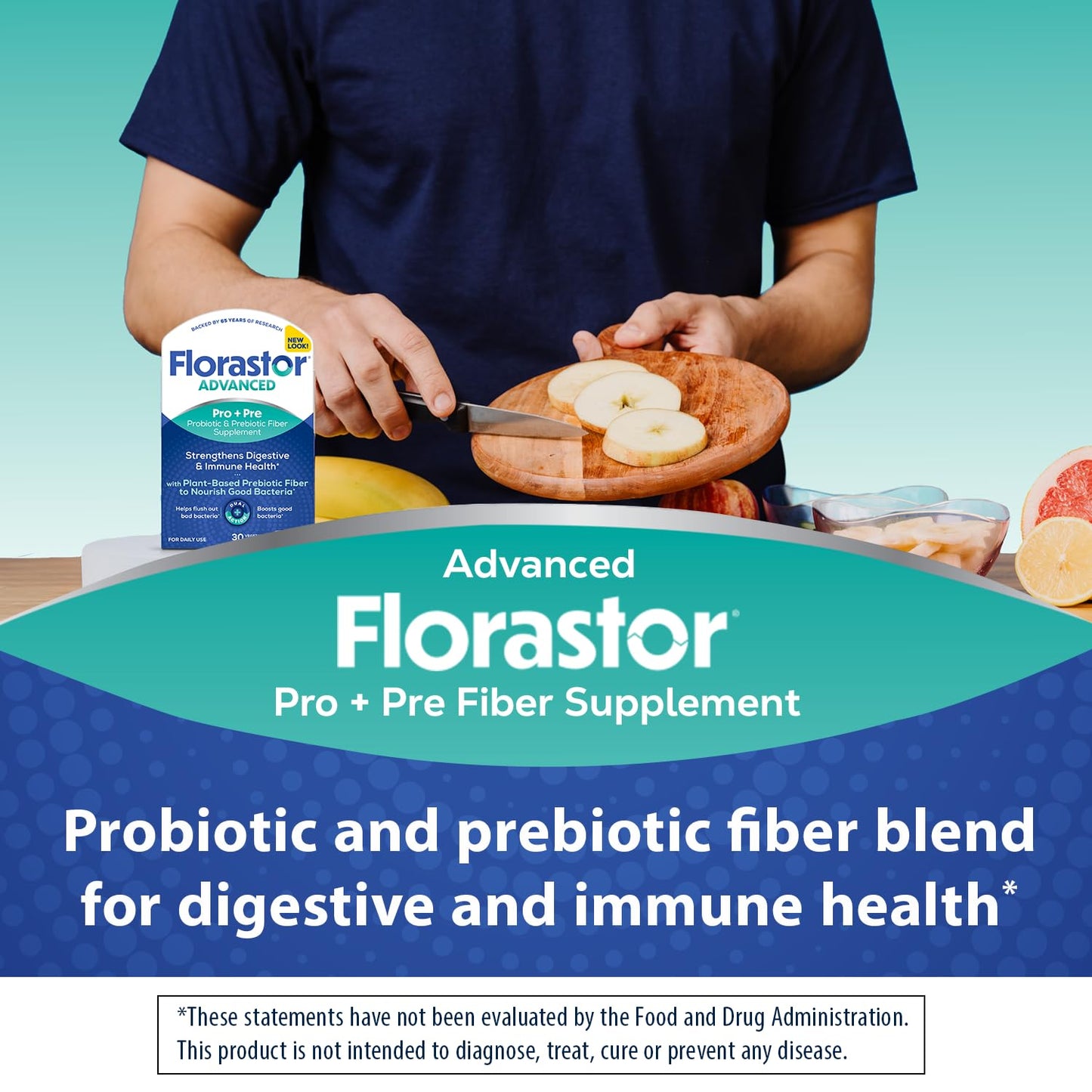 Saccharomyces boulardii probiotic daily dietary supplement for adult immunity
