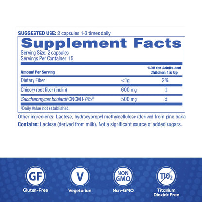 Florastor Select thirty count vegetarian capsules product overview