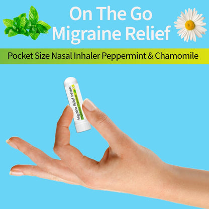 Authentic imported USA skincare and wellness nasal stick showing product label detail.