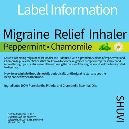 White travel friendly wellness inhaler displayed on a clean background.