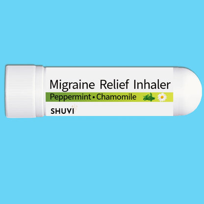 Protective outer casing and internal tube of the chamomile peppermint aromatherapy inhaler.