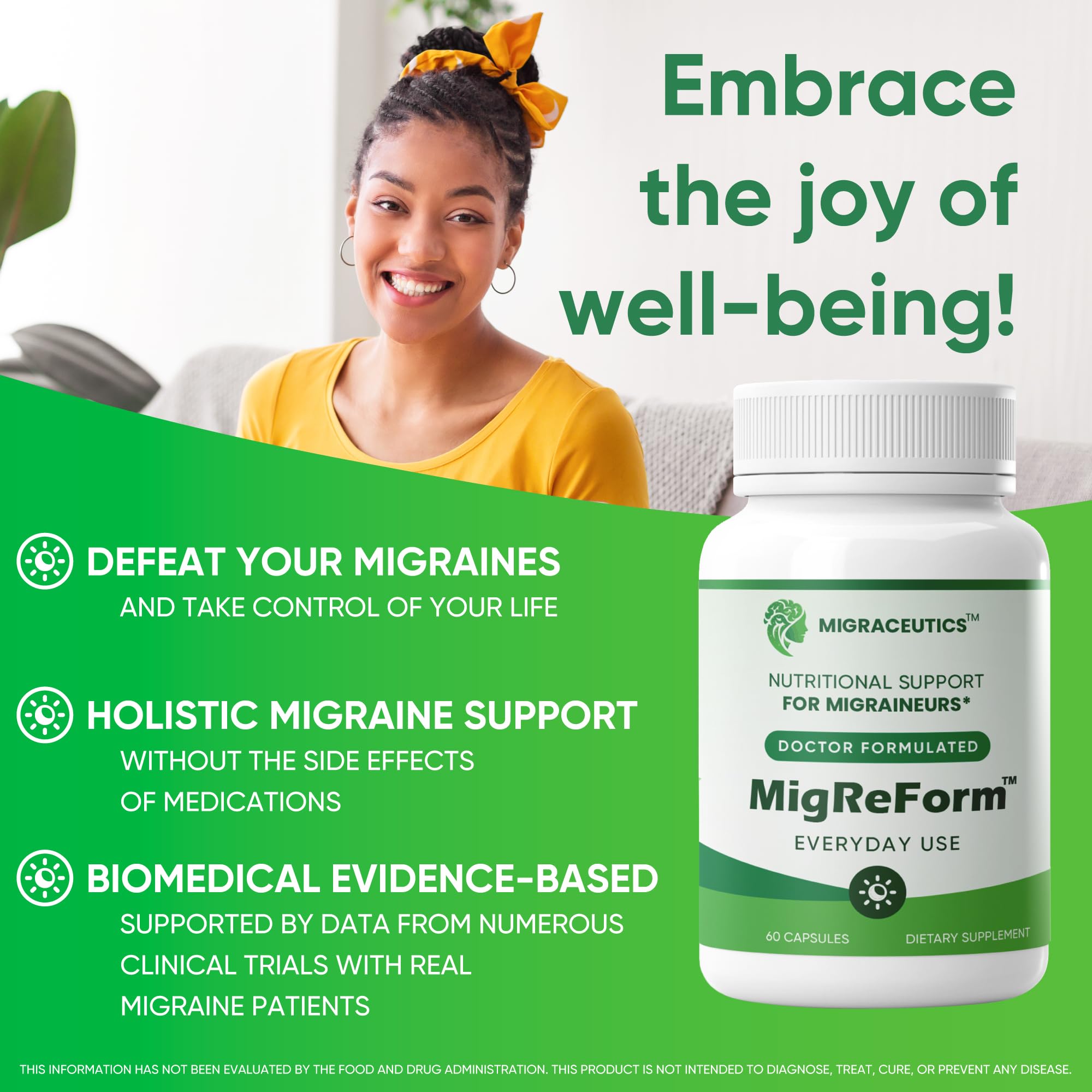 MigReForm capsules for migraine support and wellness