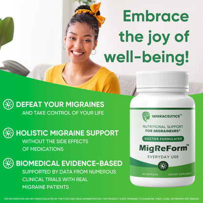 MigReForm capsules for migraine support and wellness