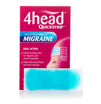 4head Quickstrip cooling hydro-gel patches pack of 4