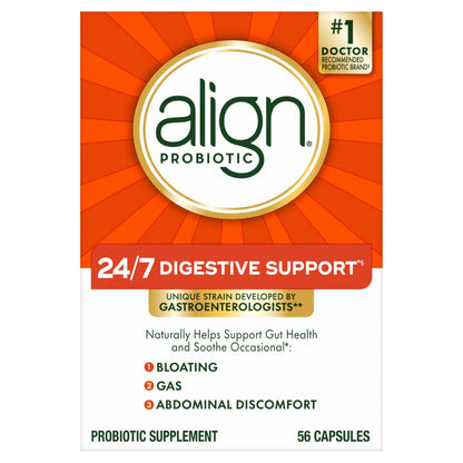 Align Bifidobacterium 35624 gluten free capsules product display