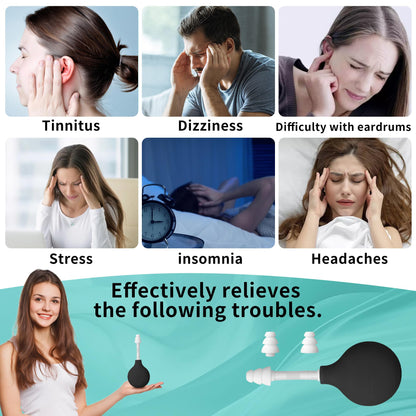 IPZL non-invasive inner ear pressure device for managing tinnitus and tension migraines.