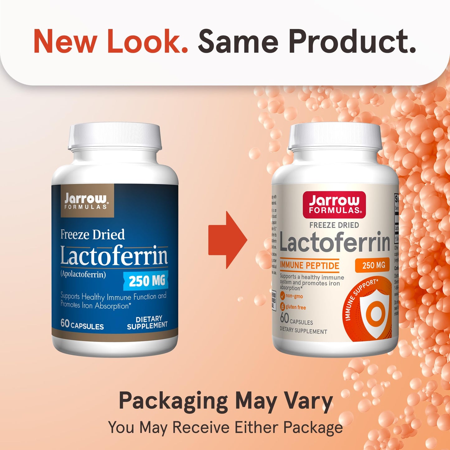 Jarrow Formulas Lactoferrin 60 capsules supplement facts and ingredients