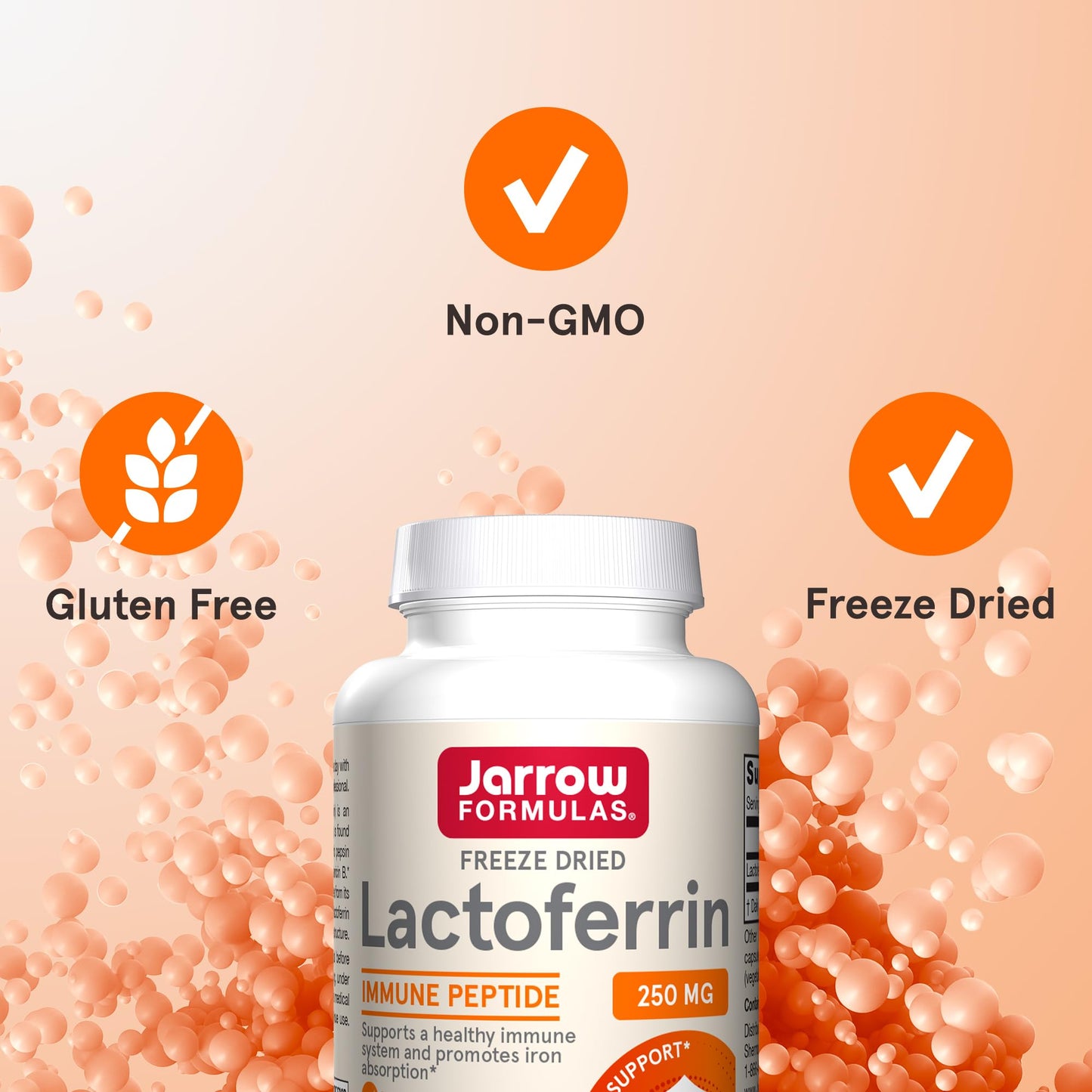 USA imported lactoferrin supplement for iron absorption support
