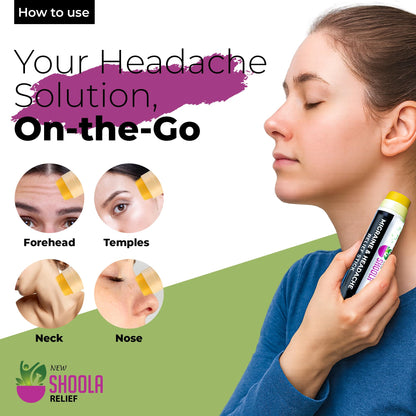 New Shoola Relief Balm roll-on applicator mechanism