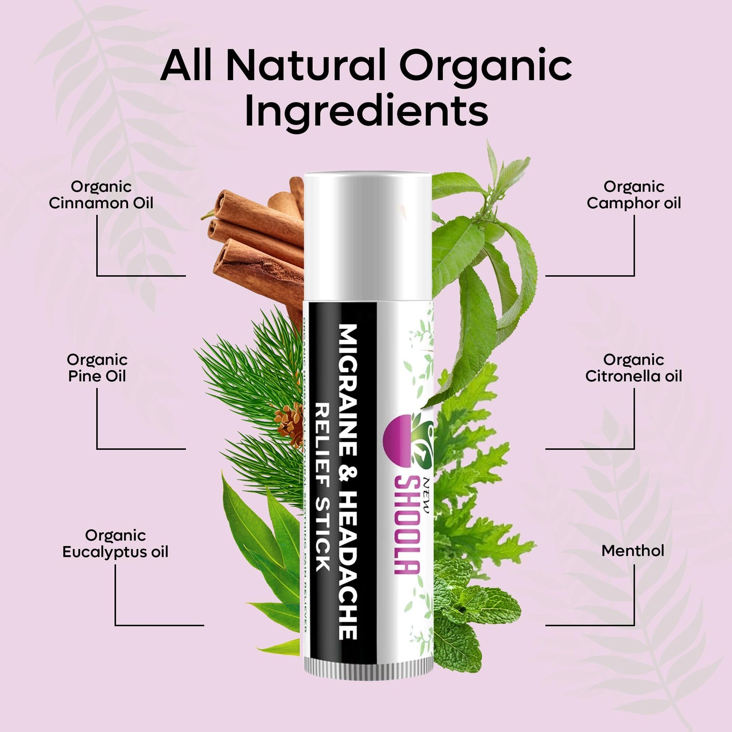 Shoola herbal balm stick packaging and branding
