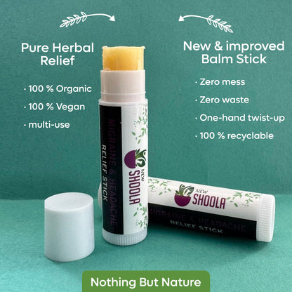 Authentic USA imported Shoola relief balm product box