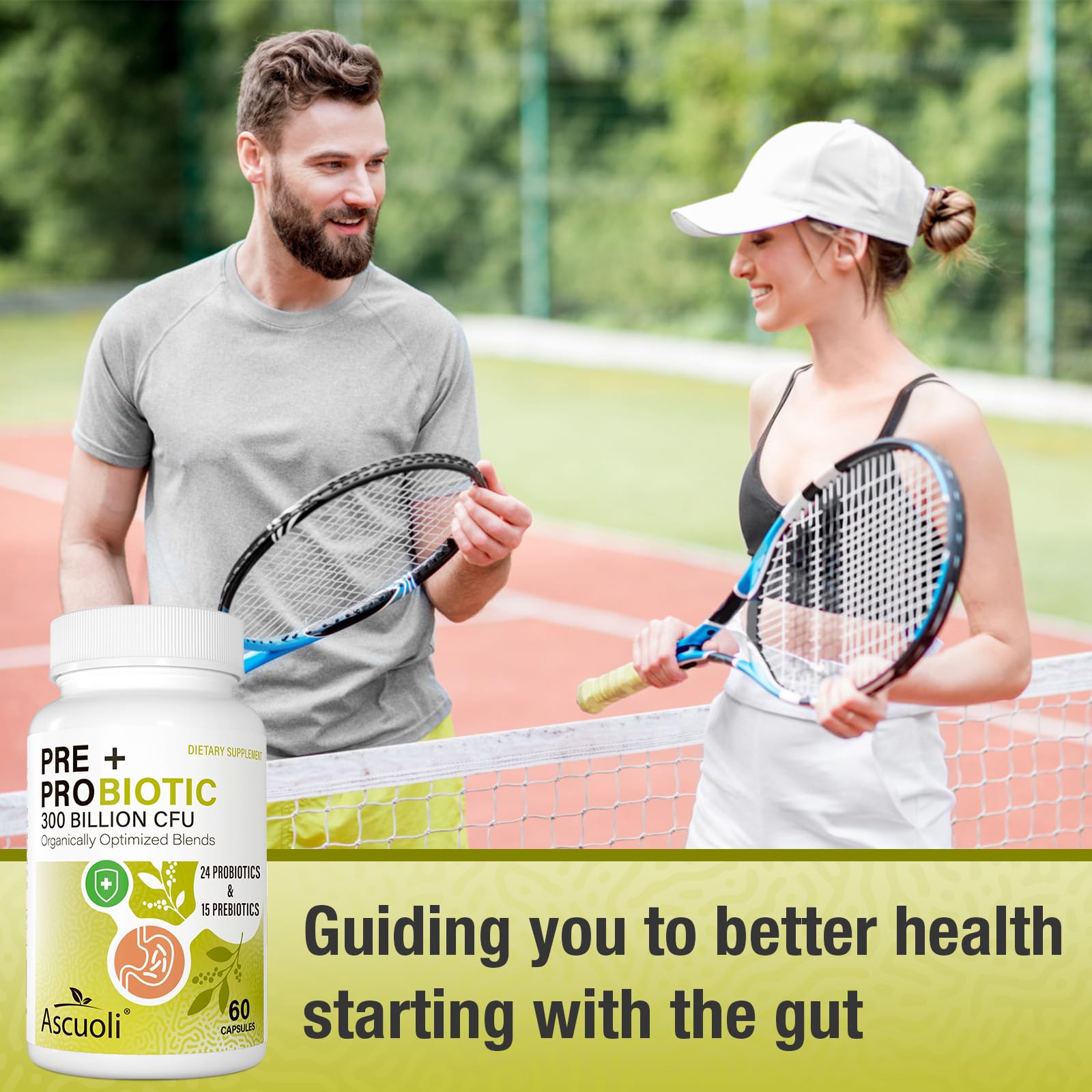 Ascuoli premium USA imported vegan friendly supplement packaging info