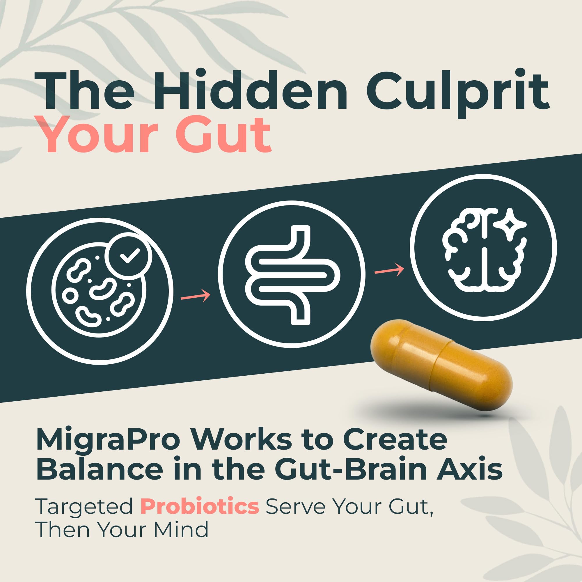 Close up of Dr. Munnerlyn MigraPro packaging displaying the gluten free and premium quality labels