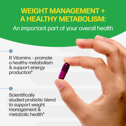 Culturelle non GMO caffeine free weight support supplement close up
