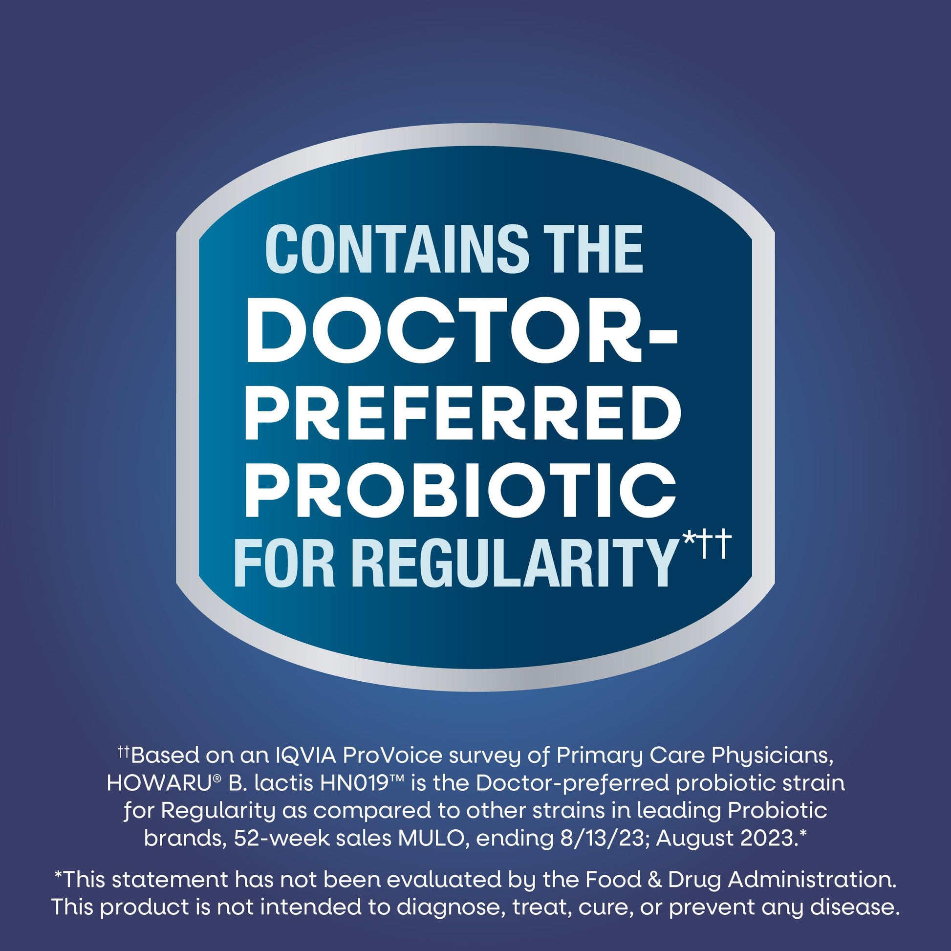 Nature's Way Fortify Probiotic Adults 50 Plus showing plant based prebiotic fiber details on the label
