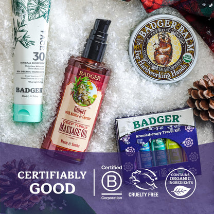 Badger Headache Soother aromatherapy stick lifestyle shot