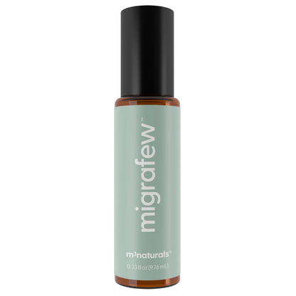 M3 Naturals MigraFew aromatherapy oil lifestyle product shot