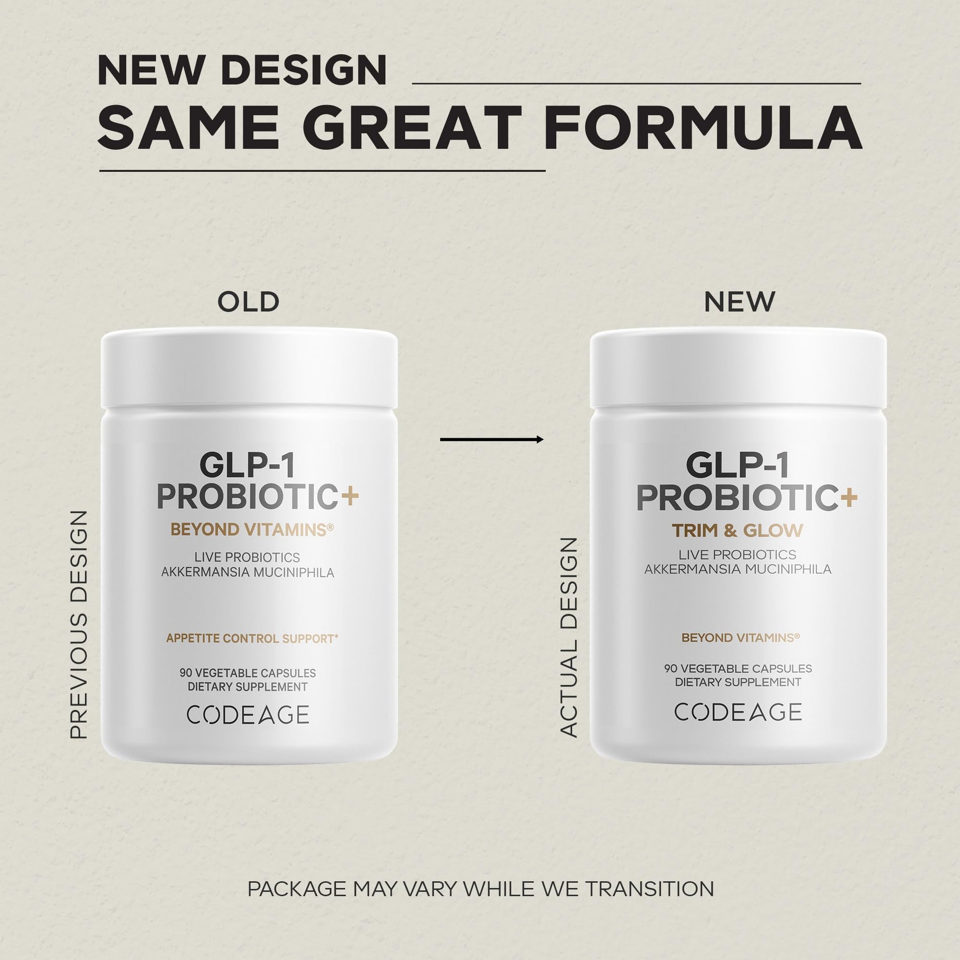 Codeage GLP-1 Probiotic authentic USA imported dietary supplement packaging
