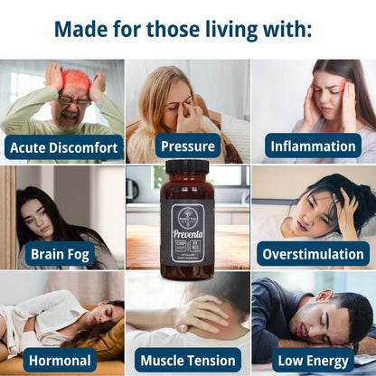 Family Tree Remedies Preventa 60 capsules packaging side