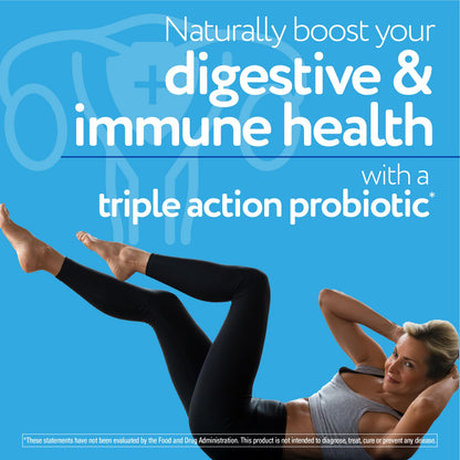 Florajen triple action formula package highlights including cranberry extract benefits