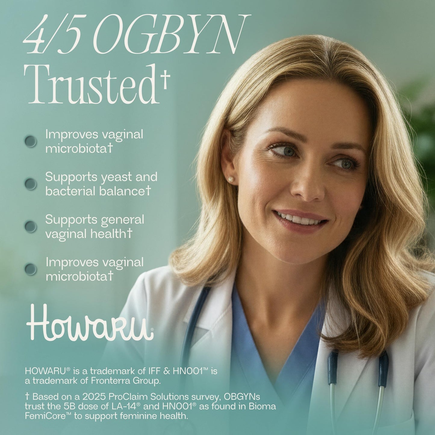 Authentic imported Bioma supplement bottle for healthy vaginal pH balance
