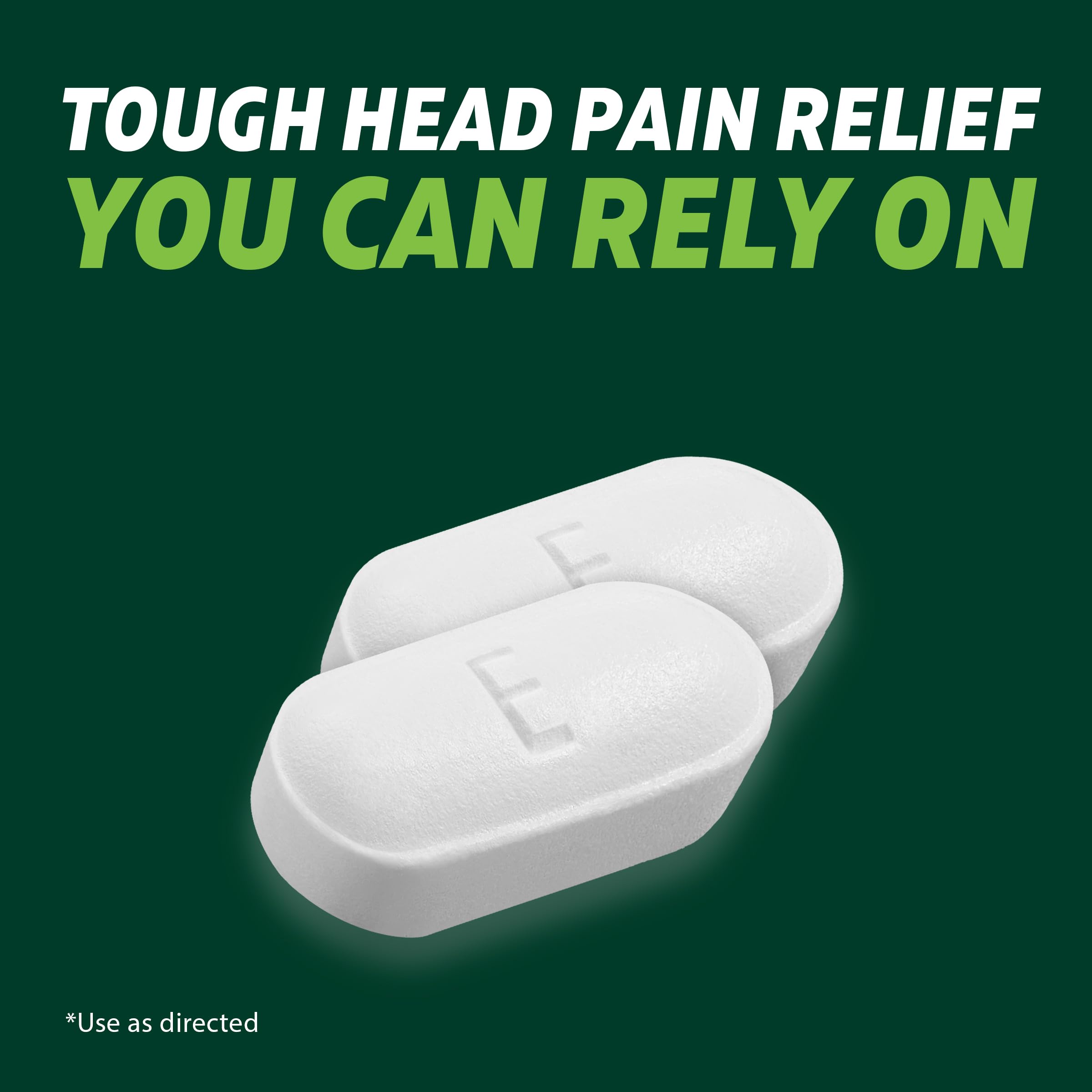 Close up of Excedrin Migraine bottle cap and seal