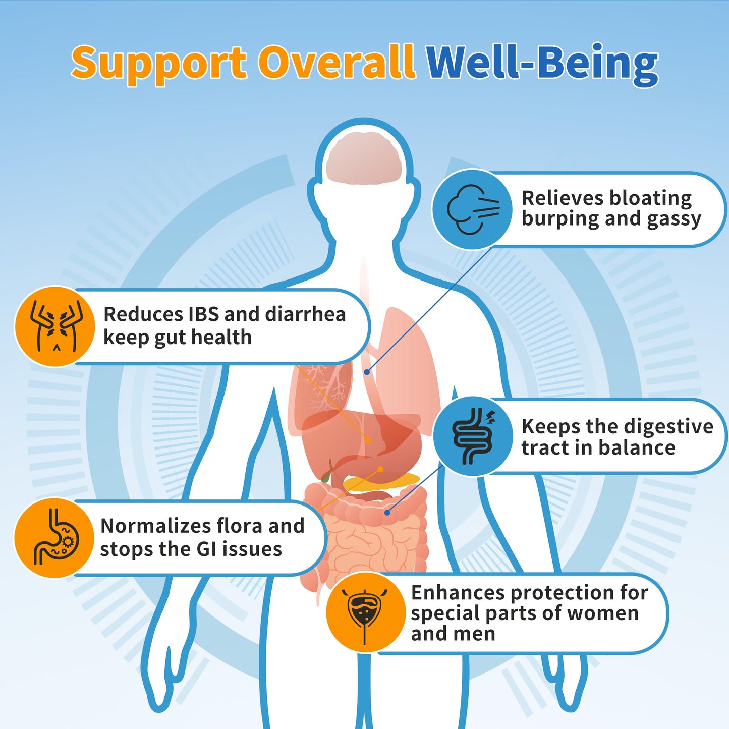 Unflavored microbiome support powder mixed into a glass of water