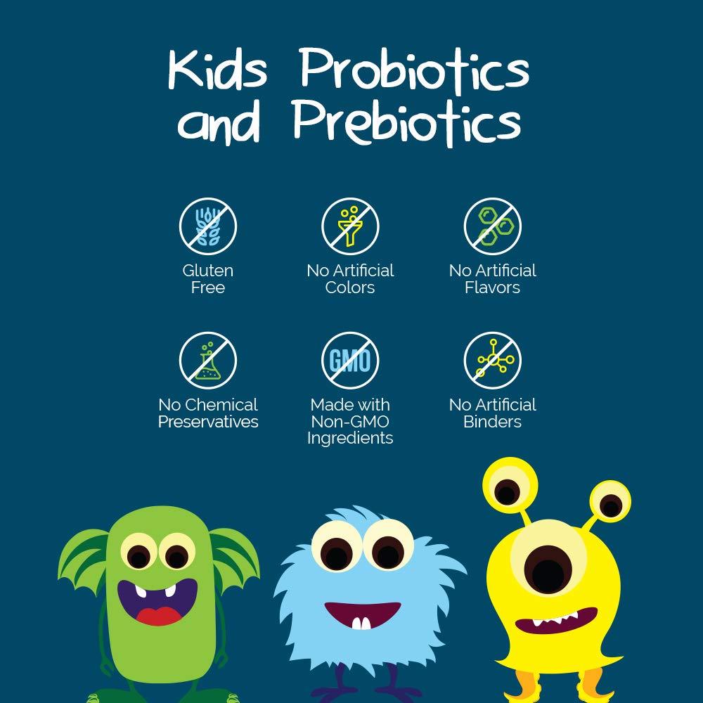 Allergen free children dietary supplement bottle highlighting non GMO status