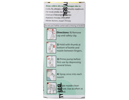 Ascher Ayr saline nasal gel zero point seven five ounce metered pump bottle