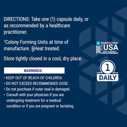 Life Extension Florassist GI fifteen billion CFU probiotic strains dietary supplement bottle.