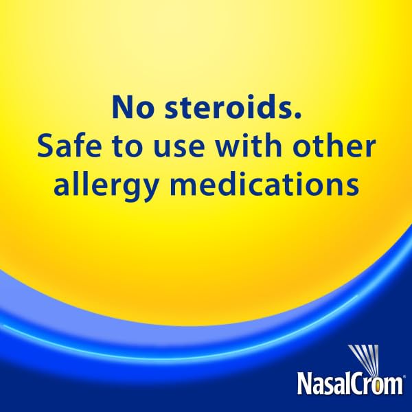 Authentic USA imported NasalCrom non drowsy formula medicine bottle for seasonal allergy prevention