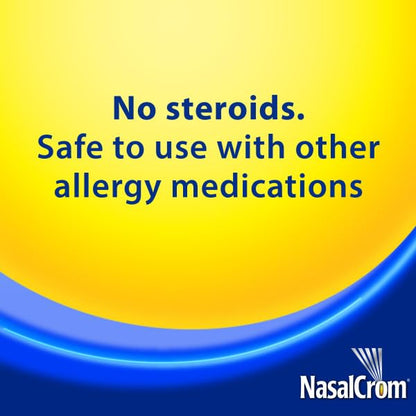 Authentic USA imported NasalCrom non drowsy formula medicine bottle for seasonal allergy prevention