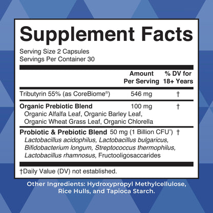 MaryRuth's 3 in 1 prebiotic probiotic and postbiotic supplement bottle