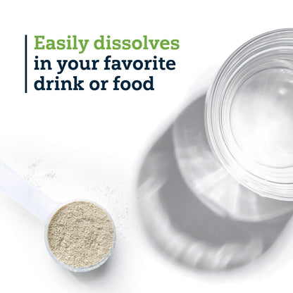 Organic soluble fiber powder for gut health triple action blend