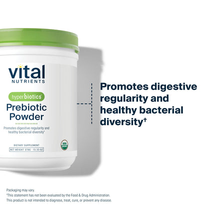 Unflavored prebiotic fiber powder scoop for smoothies and yogurt