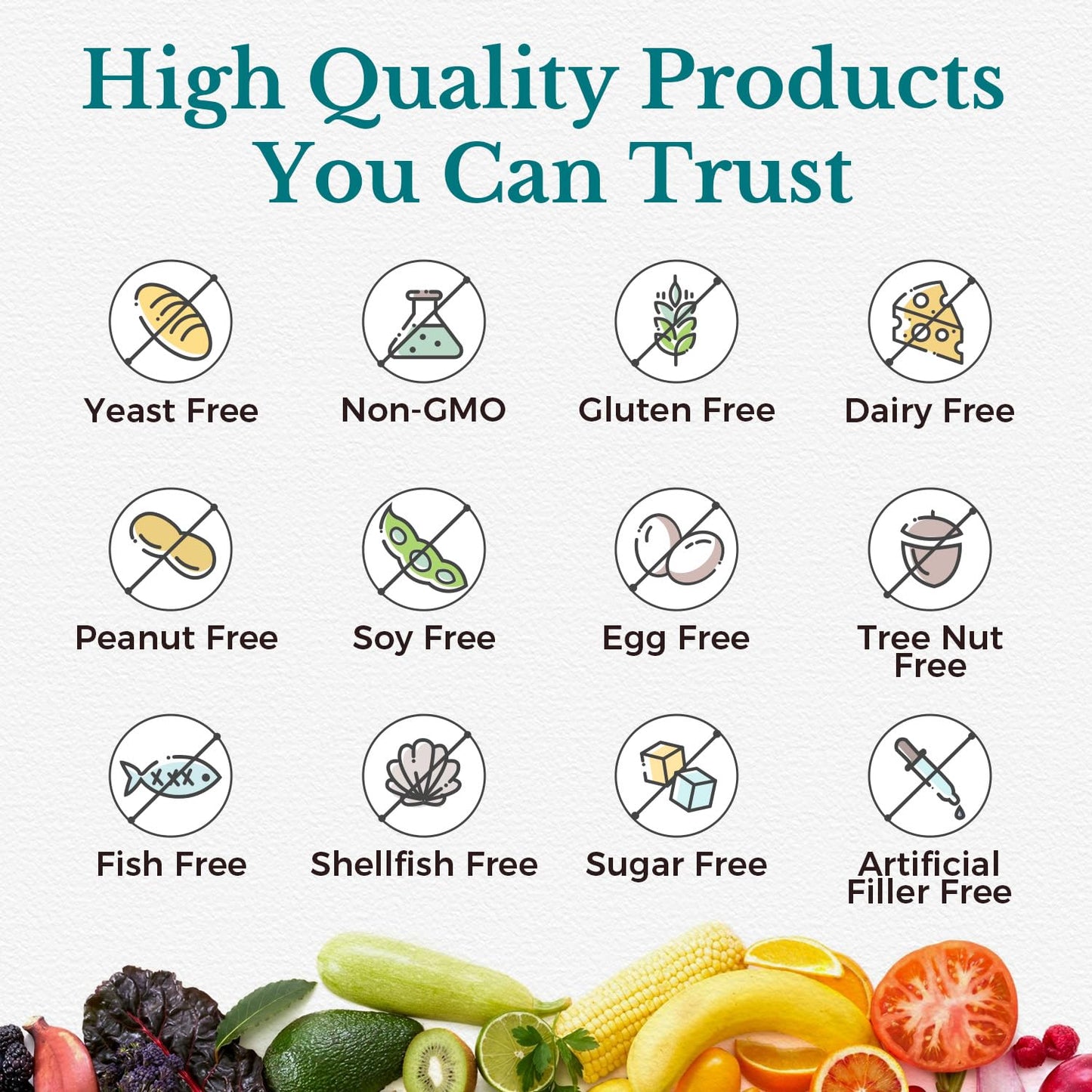 Vitalitown stomach acid resistant delayed release probiotic capsules nutritional supplement close up