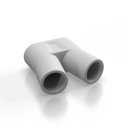 Side profile of the antimicrobial residue removal accessory for the NasalFresh MD nasal irrigation system.